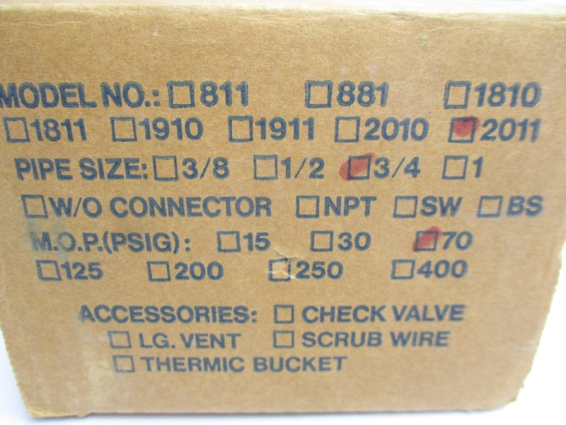 ARMSTRONG 2011 400PSI 3/4" NSMP