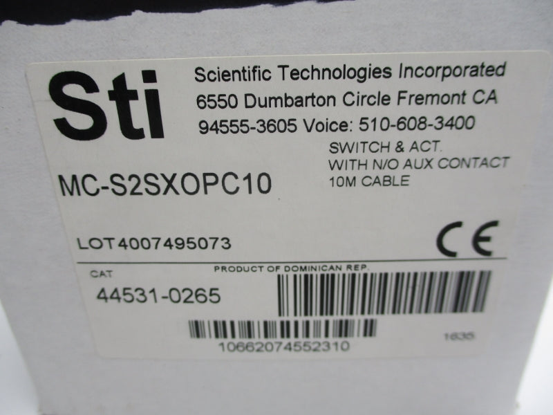 STI MC-S2SXOPC10 44531-0265 NSMP