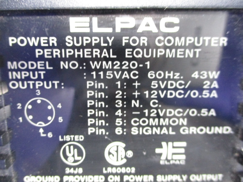 ELPAC WM220-1 115VAC 2A NSNP