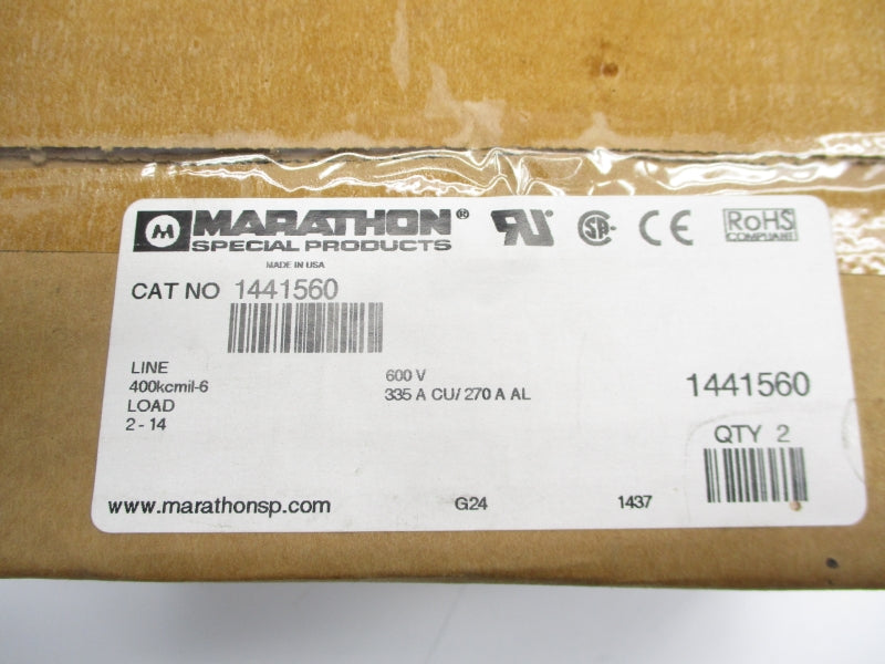 MARATHON 1441560 600V 335A (PKG OF 2) NSFS