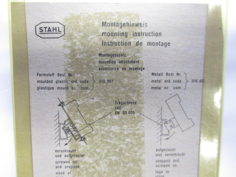STAHL 8901/32-015/135/71 0.7V NSMP