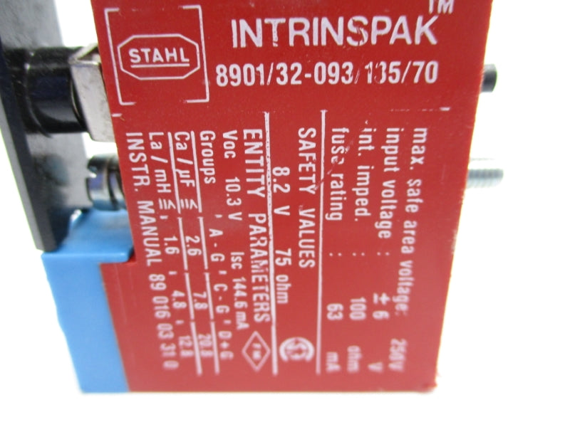 STAHL 8901/32-093/135/70 6V NSNP