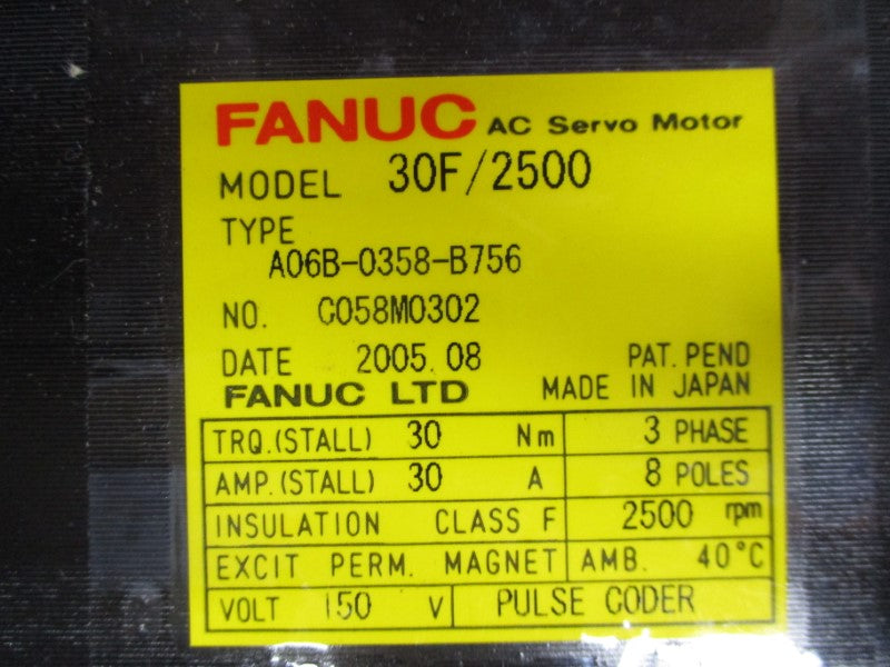 FANUC A06B-0358-B756 150V NSMP