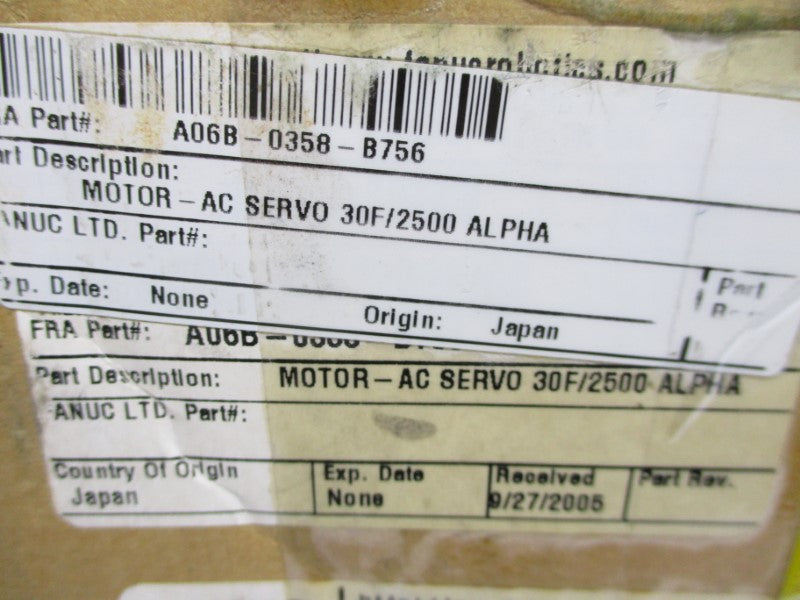 FANUC A06B-0358-B756 150V NSMP
