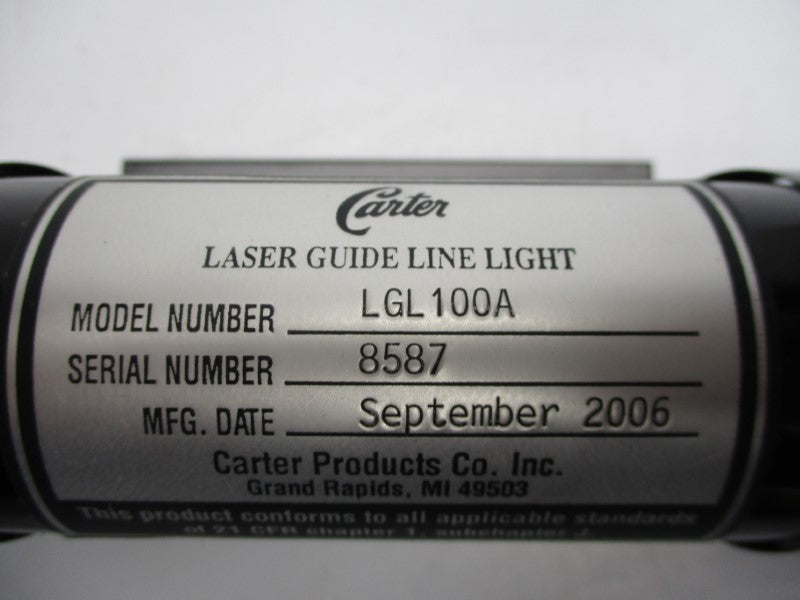 CARTER PRODUCTS LGL100A NSMP