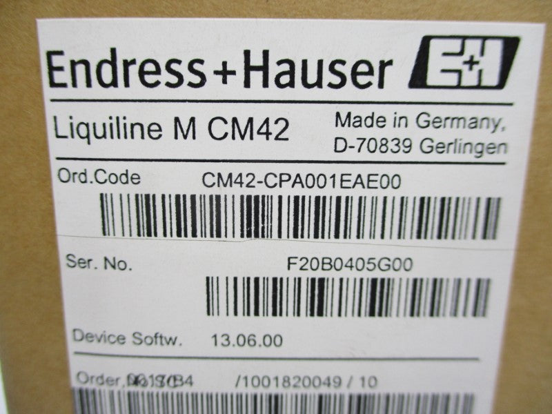ENDRESS+HAUSER CM42-CPA001EAE00 30VDC NSMP