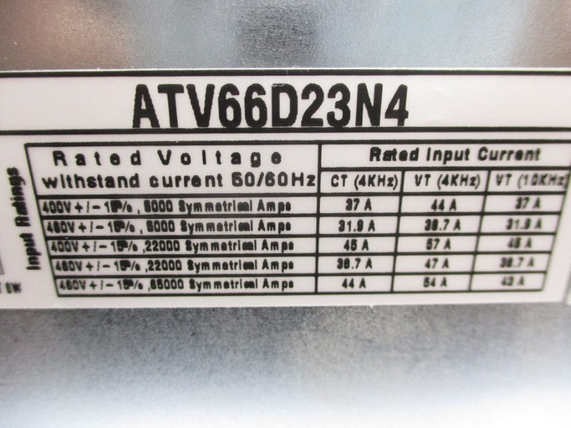 TELEMECANIQUE ATV66D23N4 400V 57A NSNP