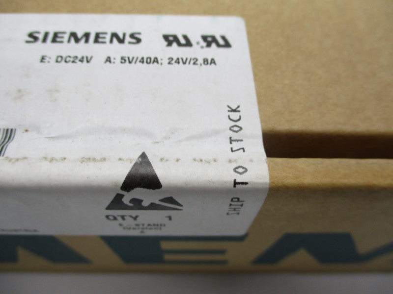 SIEMENS 6ES5955-3NF42 24VDC 40A NSFS