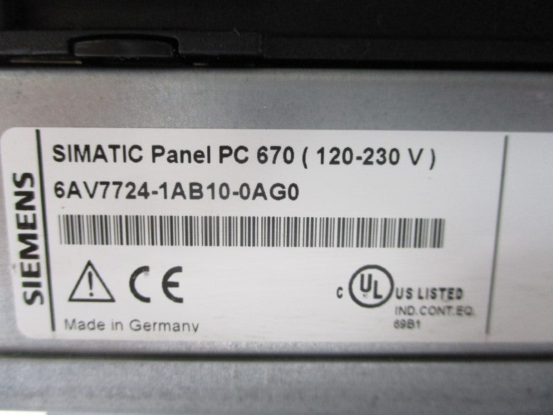 SIEMENS 6AV7724-1AB10-0AG0 120-230V NSNP