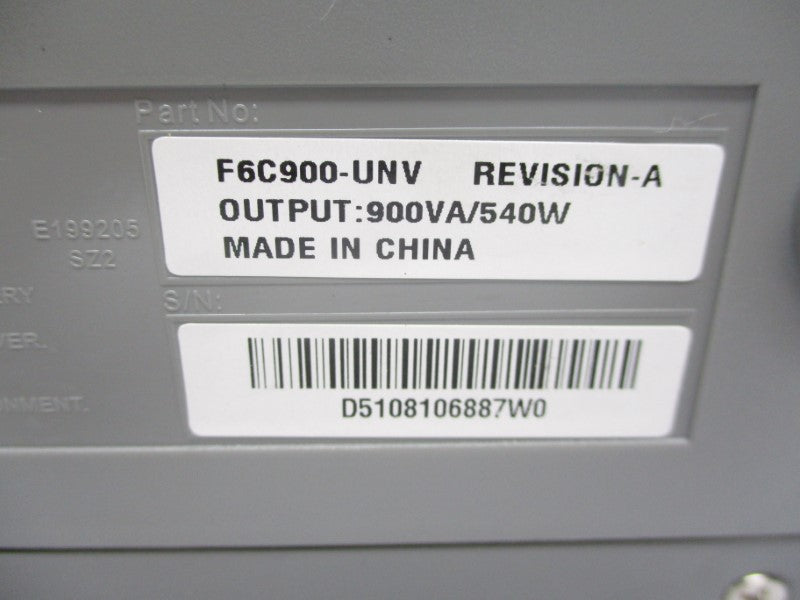 BELKIN F6C900-UNV 120VAC 12A NSNP