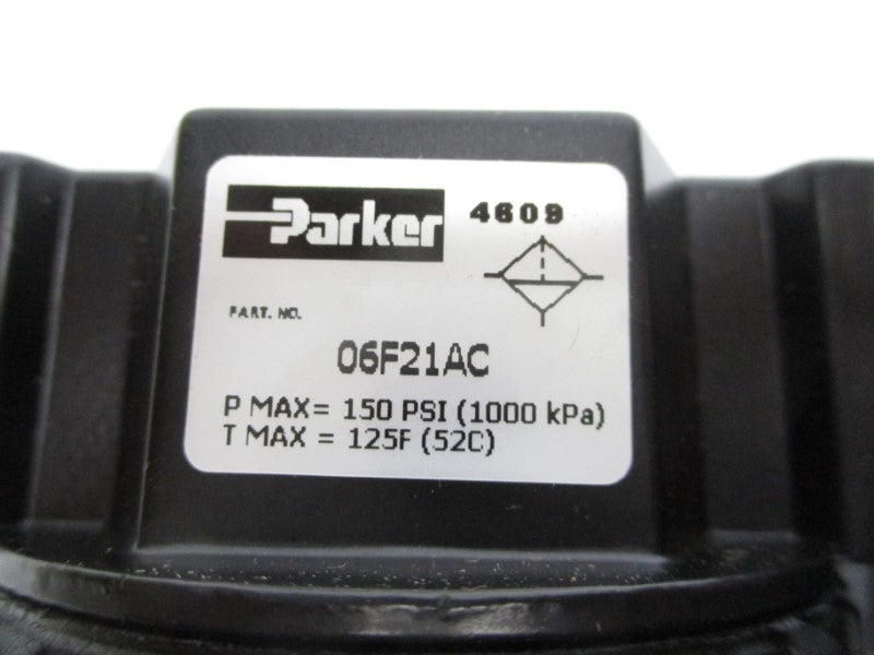 PARKER 16A21A13A1BC 150PSI 3/8" NSMP
