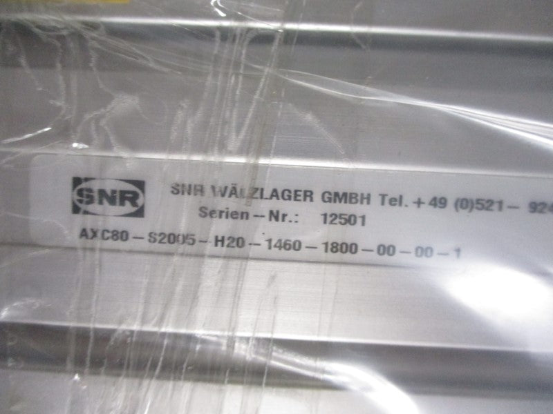 SNR AXC80-S2005-H20-1460-1800-00-00-1 800-783 NSNP