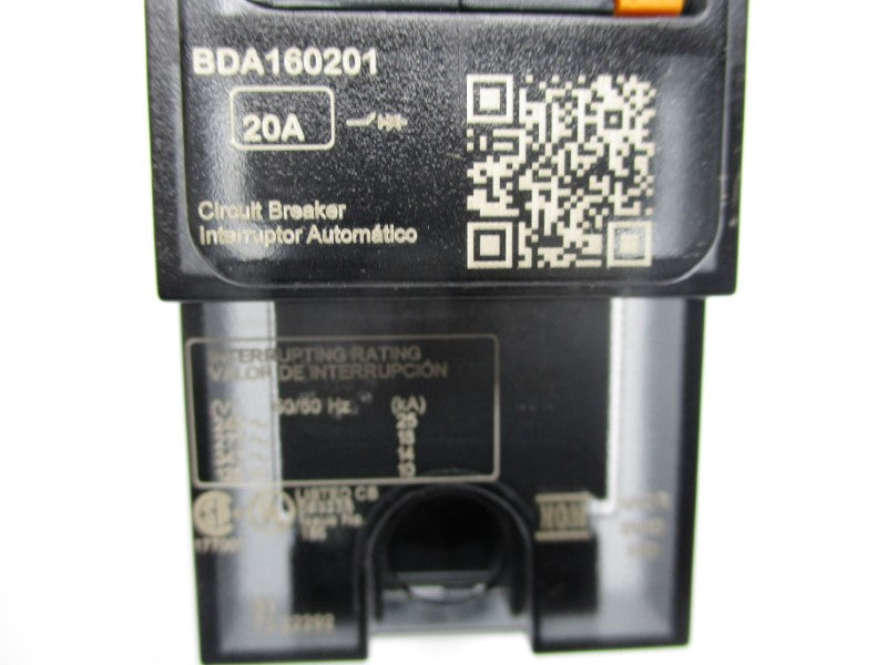 SQUARE D BDA160201 347V 20A (GREEN) NSNP