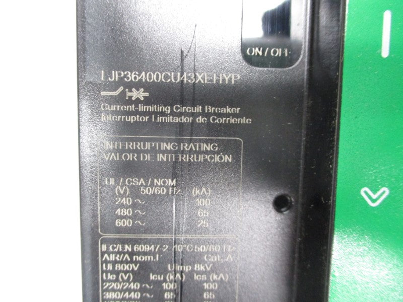 SQUARE D LJP36400CU43XEHYP 600V 400A (AS PICTURED) NSNP