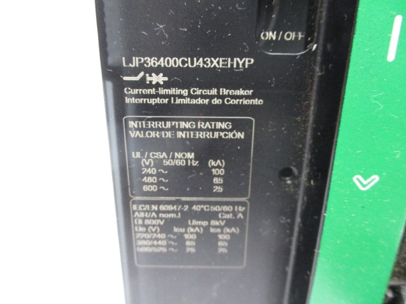 SQUARE D LJP36400CU43XEHYP 600V 400A (AS IS) NSNP
