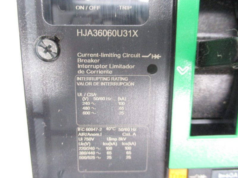 SQUARE D HJA36060U31X 600V 60A (GREEN) NSNP
