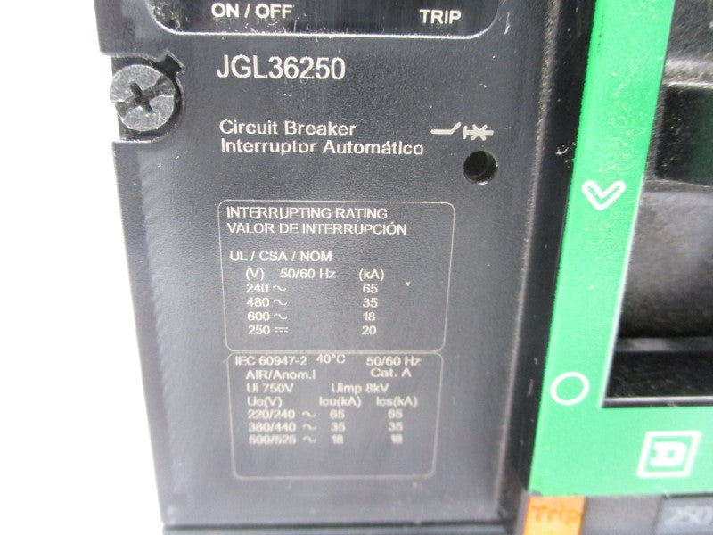 SQUARE D JGL36250 600V 250A (GREEN) NSNP