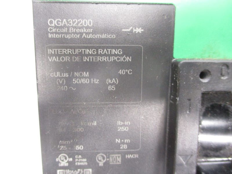 SQUARE D QGA32200 240V 200A (GREEN) NSNP