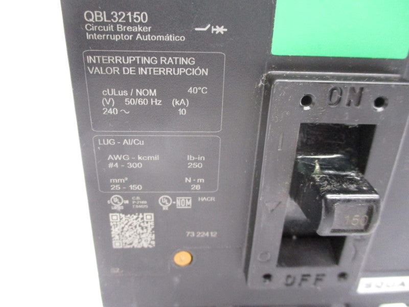 SCHNEIDER ELECTRIC QBL32150 240V 150A NSNP