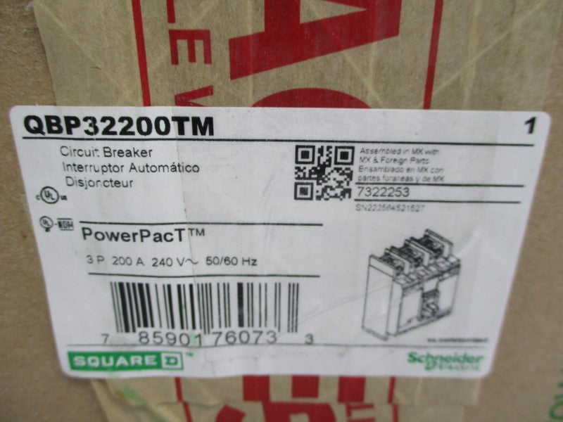 SQUARE D QBP32200TM 240V 200A (GREEN) NSMP