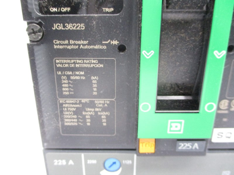 SCHNEIDER ELECTRIC JGL36225 600V 225A NSMP