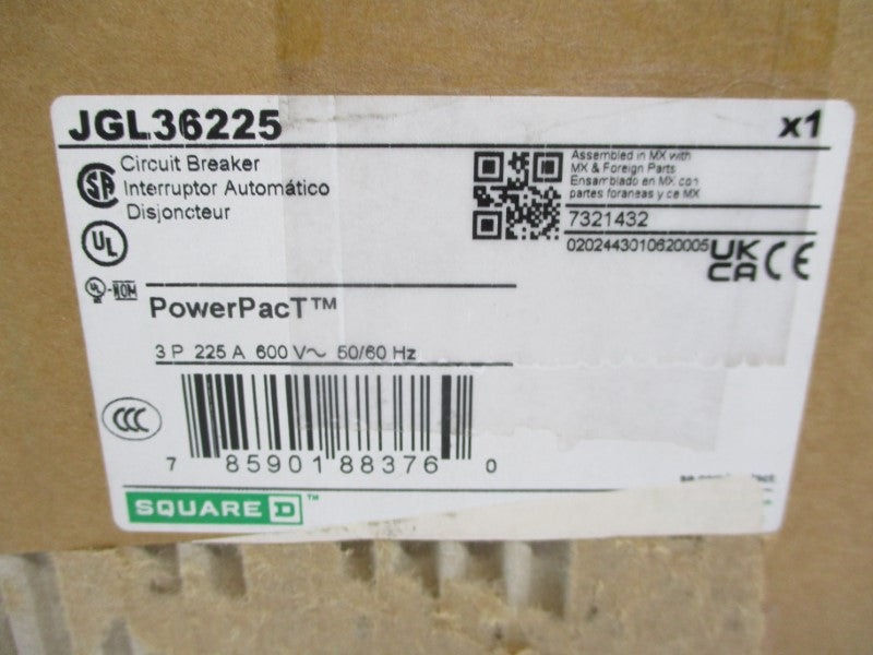 SCHNEIDER ELECTRIC JGL36225 600V 225A NSMP