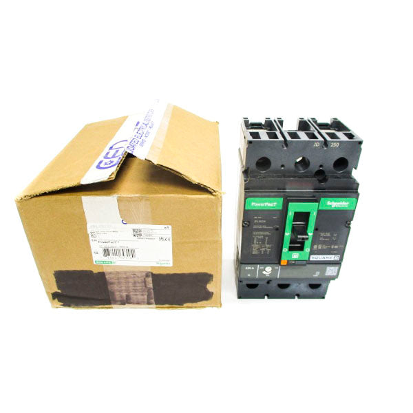 SQUARE D JDL26225 600V 225A (GREEN) NSMP