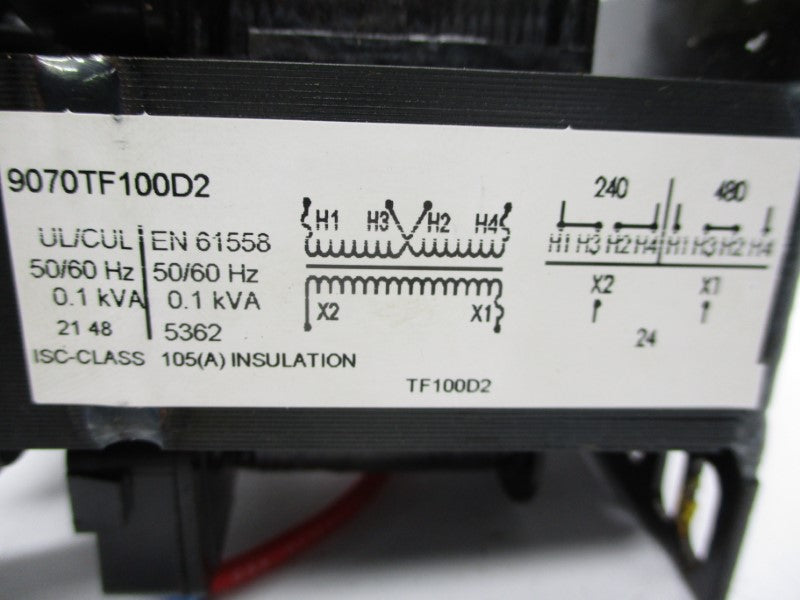 SQUARE D 9070TF100D2 240/480V NSMP