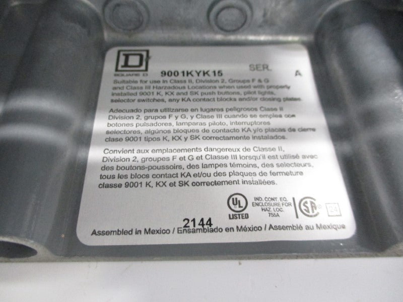 SQUARE D 9001KYK15 SER. A NSMP