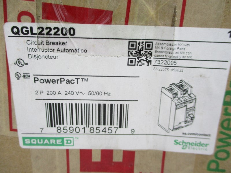 SQUARE D QGL22200 240V 200A (GREEN) NSMP