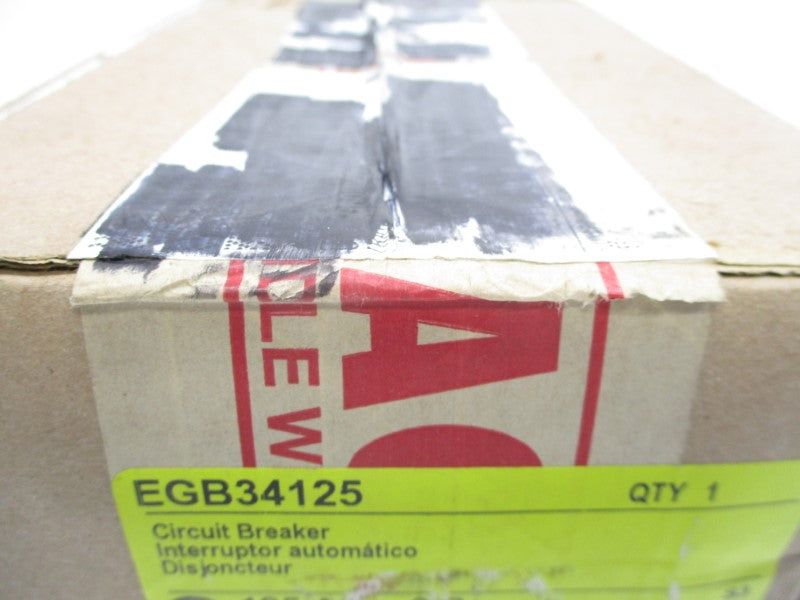 SQUARE D EGB34125 SER. S3 277V 125A NSFS