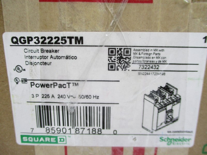 SQUARE D QGP32225TM 240V 225A (GREEN) NSMP
