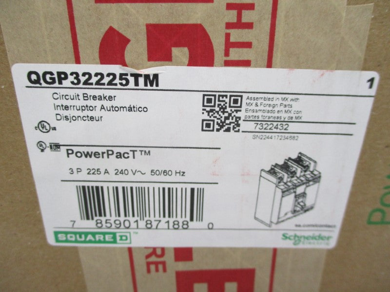 SQUARE D QGP32225TM 240V 225A (GREEN) NSFS