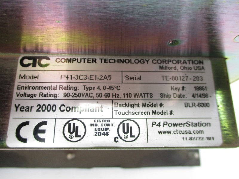CTC P41-3C3-E1-2A5 90-250VAC UNMP