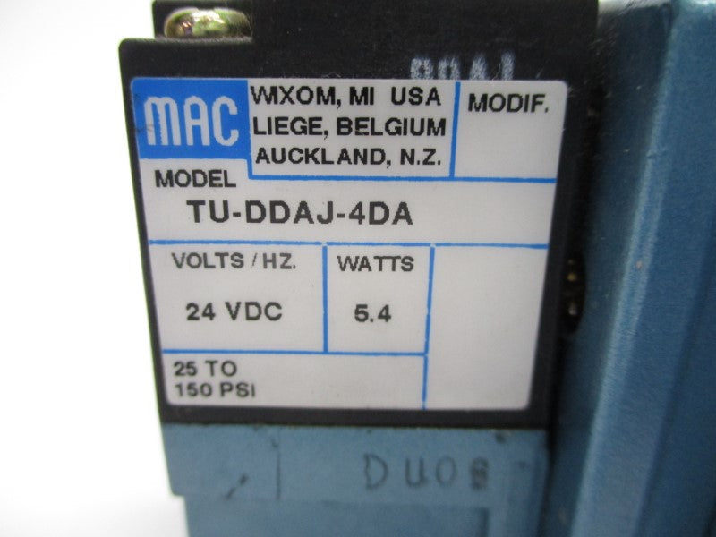 MAC 82A-AF-CKA-TU-DDA1-4DA 24VDC 25-150PSI UNMP
