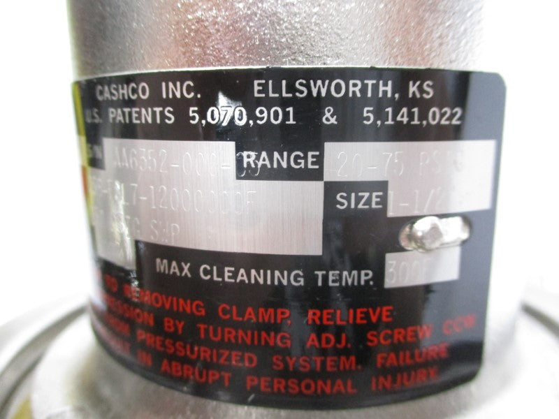CASHCO C-CS-FGD CS8-FSL7-12000000F 20-75PSI 1-1/2" NSMP