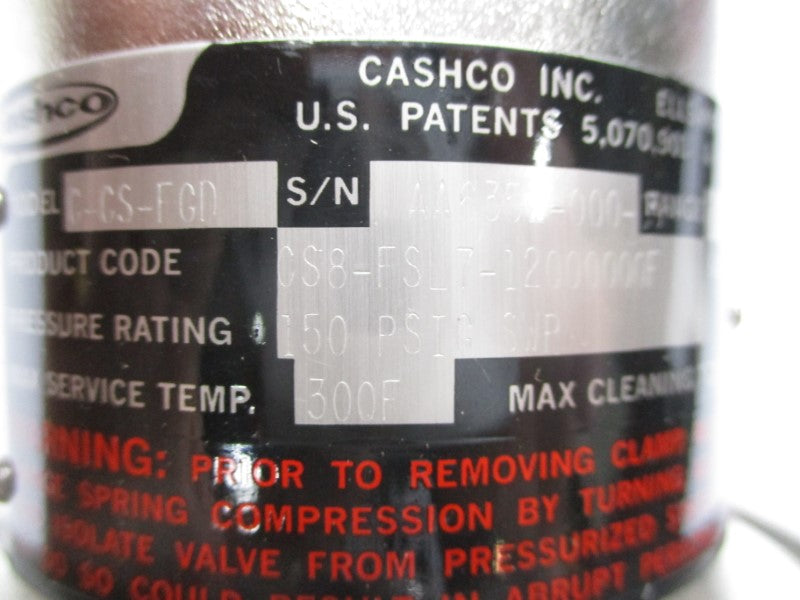 CASHCO C-CS-FGD CS8-FSL7-12000000F 20-75PSI 1-1/2" NSMP