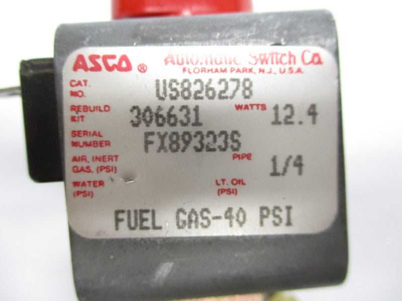 ASCO US826278 1/2" UNMP