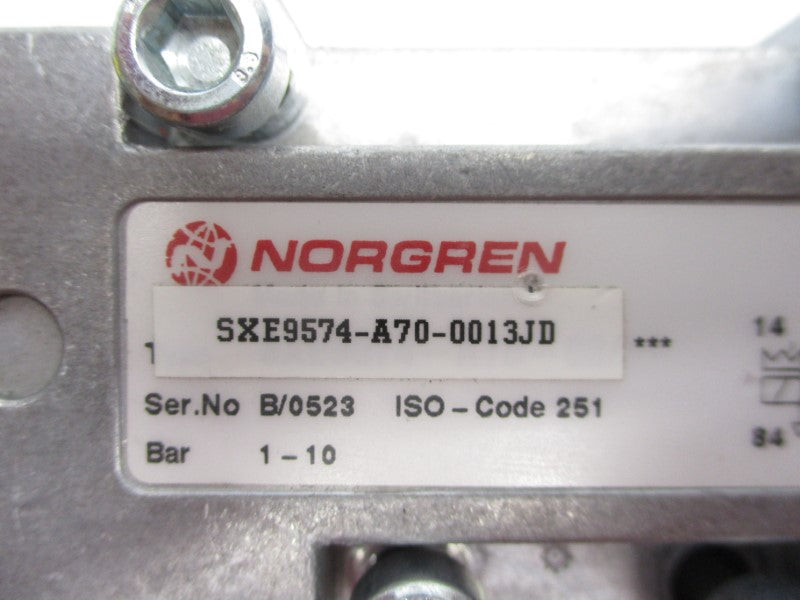 NORGREN SXE9574-A70-0013JD 24VDC 0.08A NSNP