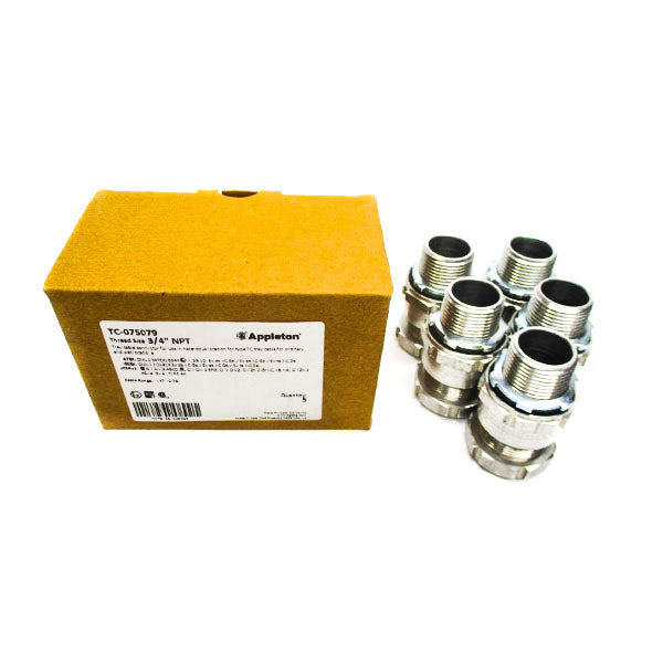APPLETON TC-075079 3/4" (PKG OF 5) NSMP