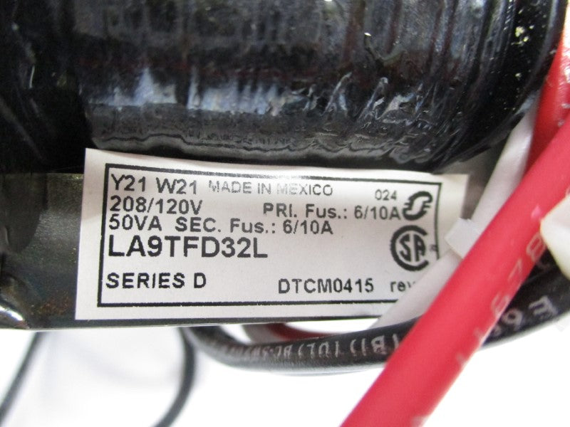 SQUARE D LA9TFD32L SER. D 208/120V 6/10A NSNP