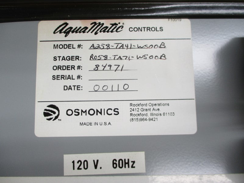 OSMONICS A258-TA41-WS00B NSNP
