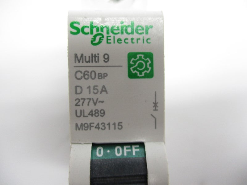SCHNEIDER ELECTRIC M9F43115 277V 15A (AS PICTURED) NSNP