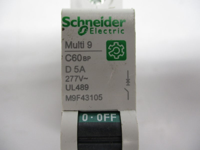 SCHNEIDER ELECTRIC M9F43105 277V 5A (AS PICTURED) NSNP