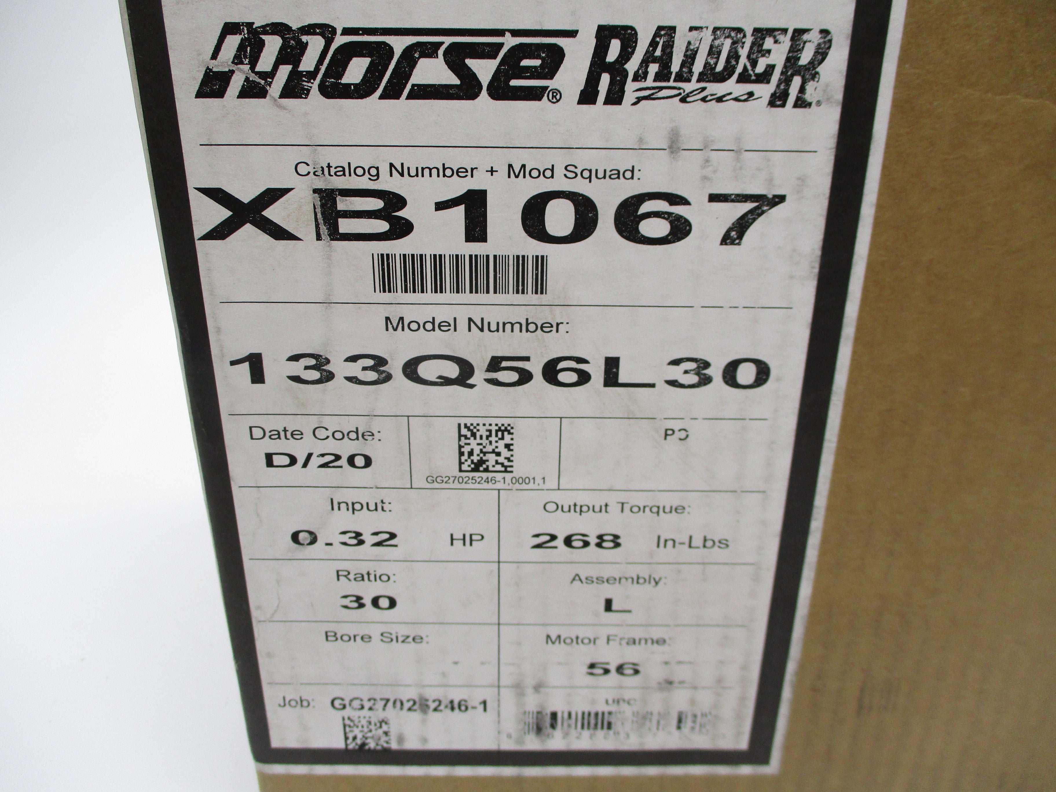 MORSE RAIDER 133Q56L30 XB1067 NSMP