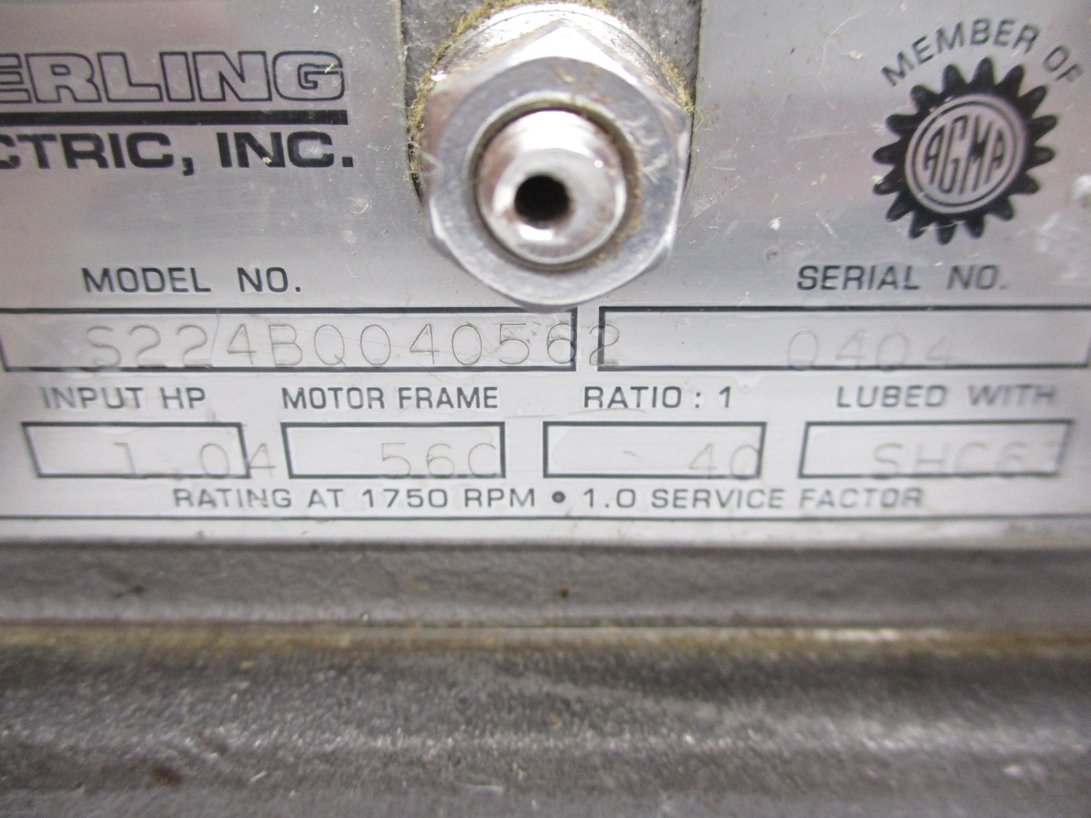 STERLING ELECTRIC S224BQ040562 UNMP
