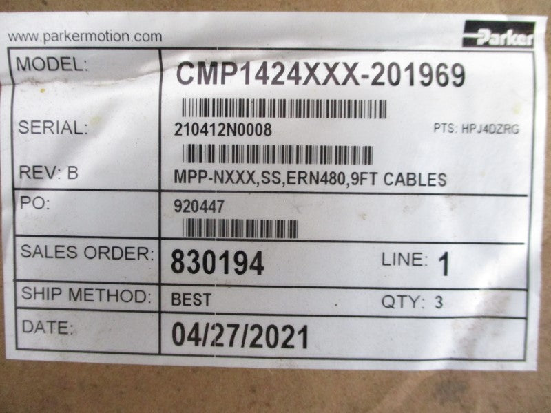 PARKER CMP1424XXX-201969 NSMP