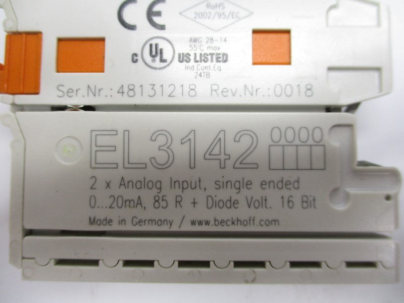 BECKHOFF EL3142 85V UNMP