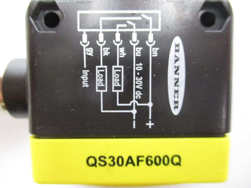 BANNER ENGINEERING QS30AF600Q 10-30VDC NSNP