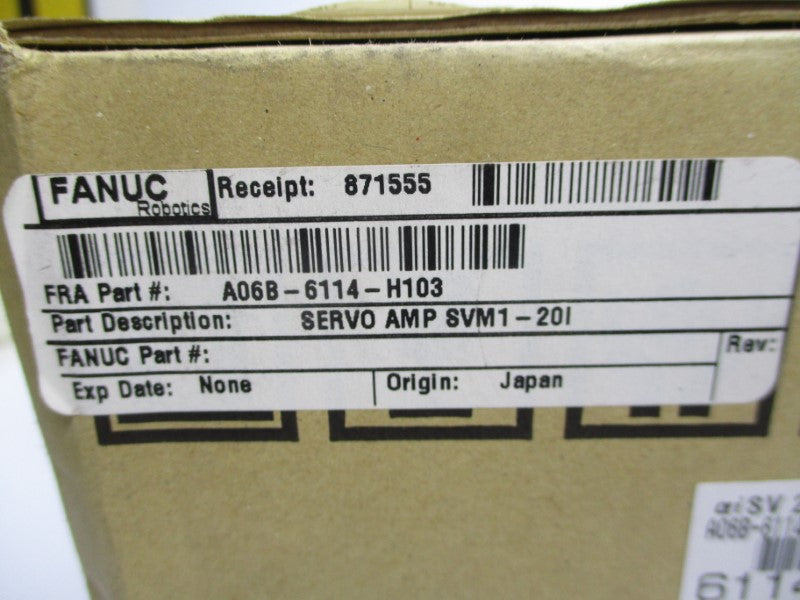FANUC A06B-6114-H103 283-339V 6.5A NSMP